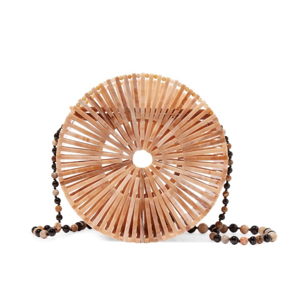 Cult Gaia Circle Luna Acrylic Crossbody Bag